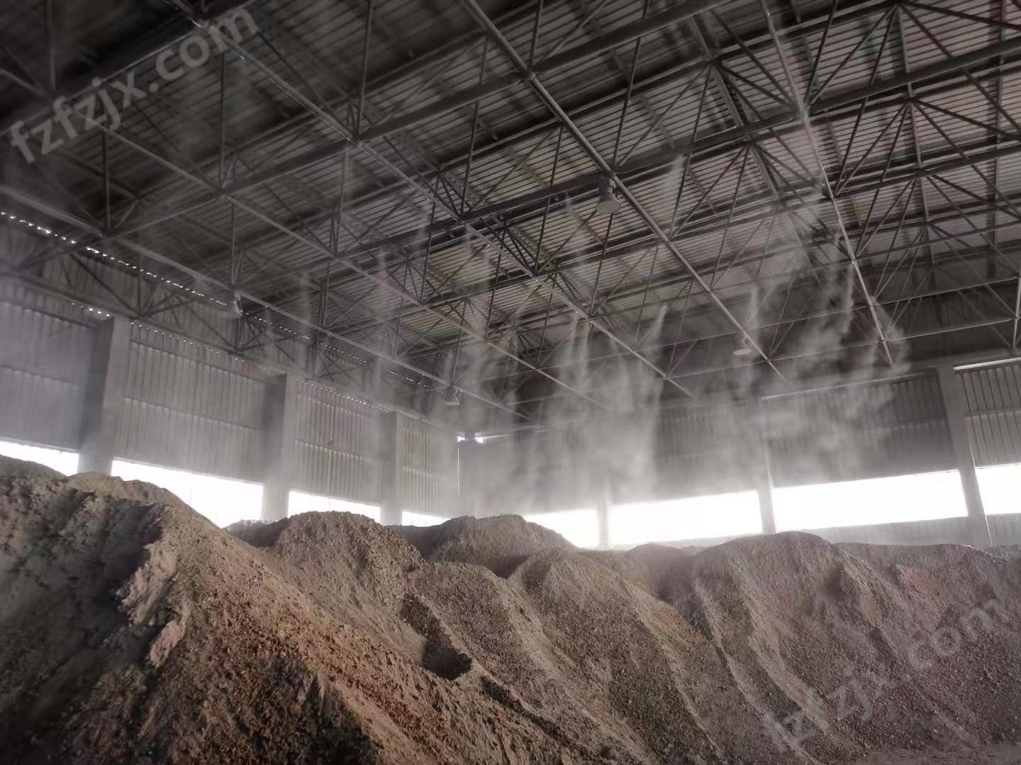 安阳砂石厂喷雾降尘设备减少扬尘