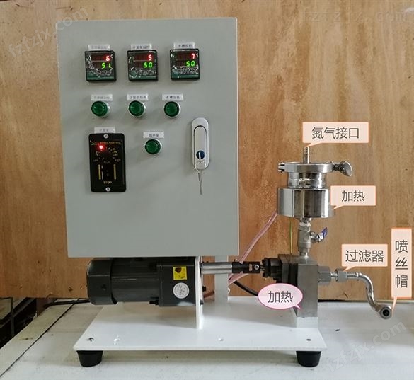 干湿法纤维浆液喷丝试验机